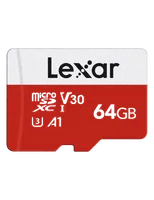 Carte Micro SDXC Lexar 64 Go UHS-I U3 V30 A1 - 100 Mo/s