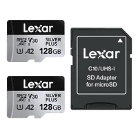 Carte MicroSDXC Lexar Silver Plus 256 Go - Haute Vitesse pour Vos Créations