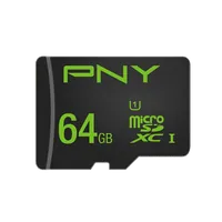 Carte MicroSDXC PNY Performance Plus 64 Go Classe 10 avec Adaptateur SD - 3