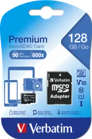 Verbatim Premium 128 Go MicroSDXC UHS-I Classe 10 - 3