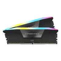 Kit Barrettes mémoire 32Go (2x16Go) DIMM DDR5 Corsair Vengeance RGB  5200MHz CL40 AMD Expo (Noir)
