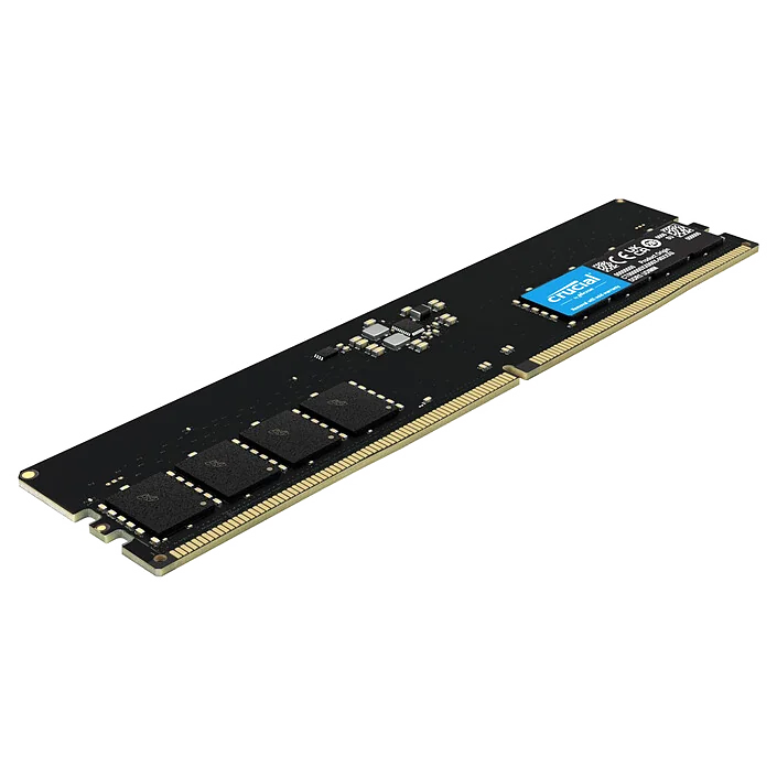 Barrette Mémoire Crucial 32Go DDR5 4800MHz CL40 - Noir