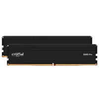 Kit Barrettes mémoire 32Go (2x16Go) DIMM DDR5 Crucial Pro  5600MHz (Noir)
