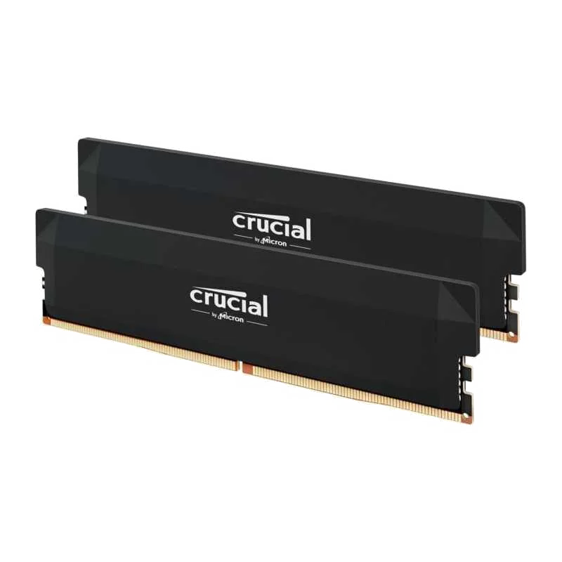 Kit Mémoire RAM Crucial Pro DDR5 32Go (2x16Go) 5600MHz CL46 Noir