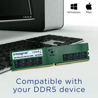 Integral IN5T16GNJRDX module de mémoire 16 Go 1 x 16 Go DDR5 288-pin DIMM - 3