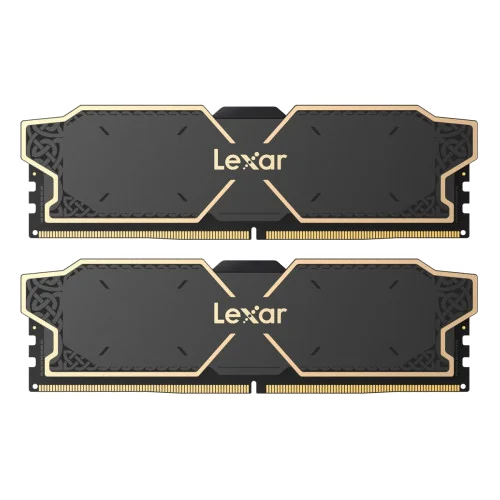 Kit Barrette Mémoire Lexar Thor OC 32Go (2x16Go) DDR5 6000MHz CL38 Noir