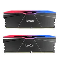 Kit Barrettes mémoire 32Go (2x16Go) DIMM DDR5 Lexar Thor 2nd Gen RGB 6000MHz CL38 (Noir)