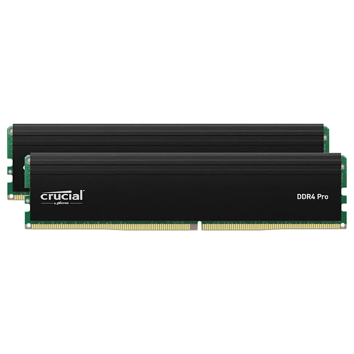 Kit Mémoire Crucial Pro DDR4 32 Go (2x16 Go) 3200 MHz CL22