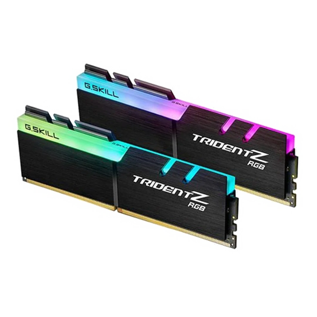 Kit Barrette Mémoire G.Skill Trident Z RGB 16Go (2x8Go) DDR4 3600MHz CL18 Noir