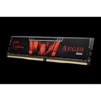 Kit Barrettes mémoire 32Go (2x16Go) DIMM DDR4 G.Skill Aegis  3000Mhz (Noir et Rouge) - 3