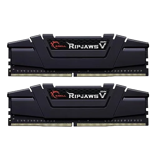 Kit Mémoire RAM G.Skill Ripjaws V 32Go (2x16Go) DDR4 3200MHz CL16 Noir
