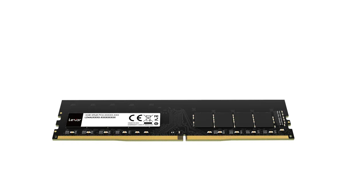 Barrette mémoire 32Go DIMM DDR4 Lexar  3200Mhz (Noir)