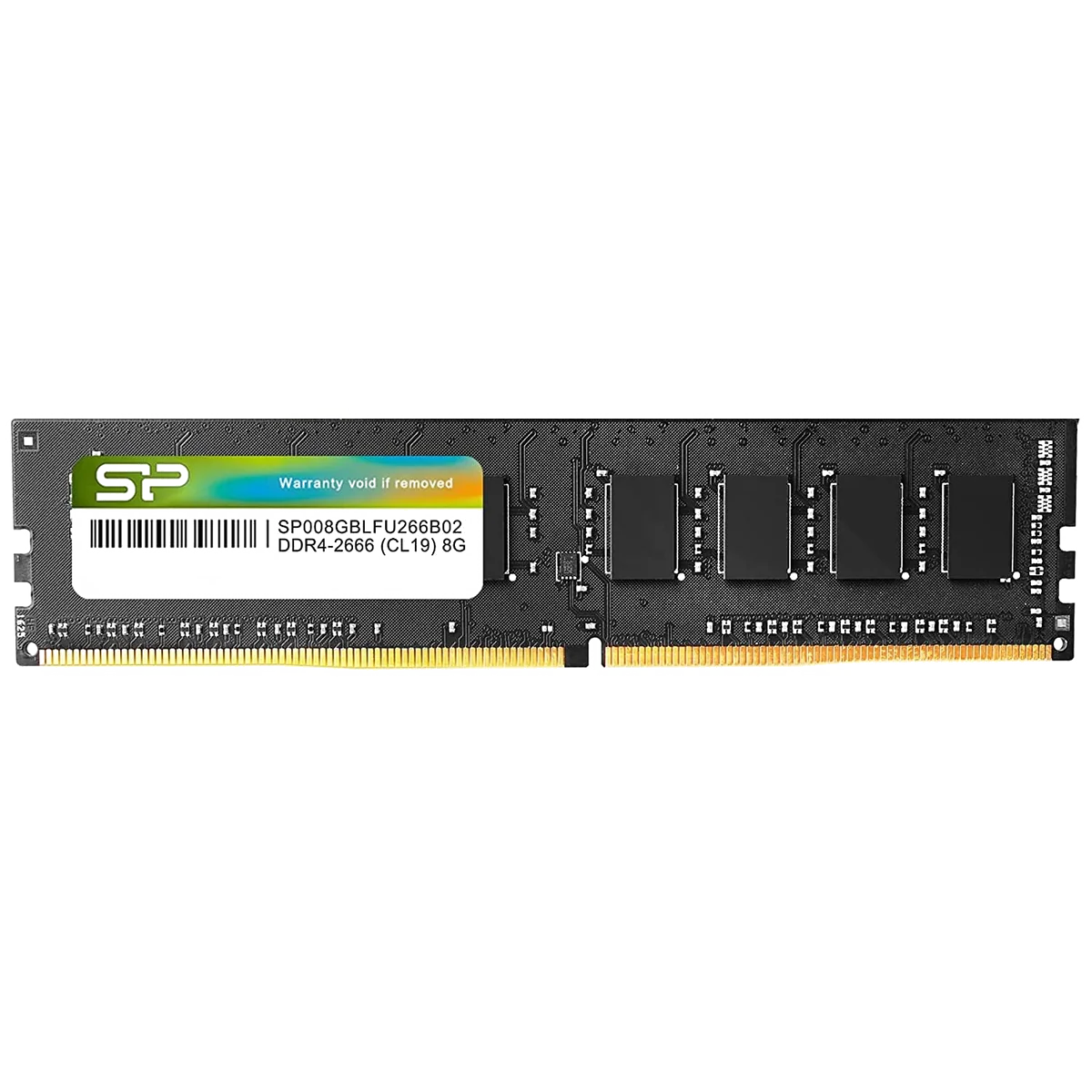 Barrette mémoire 8Go DIMM DDR4 Silicon Power 2666Mhz (Noir)