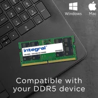 Integral IN5V16GNHRBX module de mémoire 16 Go 1 x 16 Go DDR5 262-pin SO-DIMM - 3