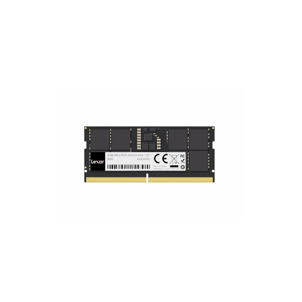 Barrette mémoire 16Go SODIMM DDR5 Lexar 5600Mhz Version OEM (Tray)