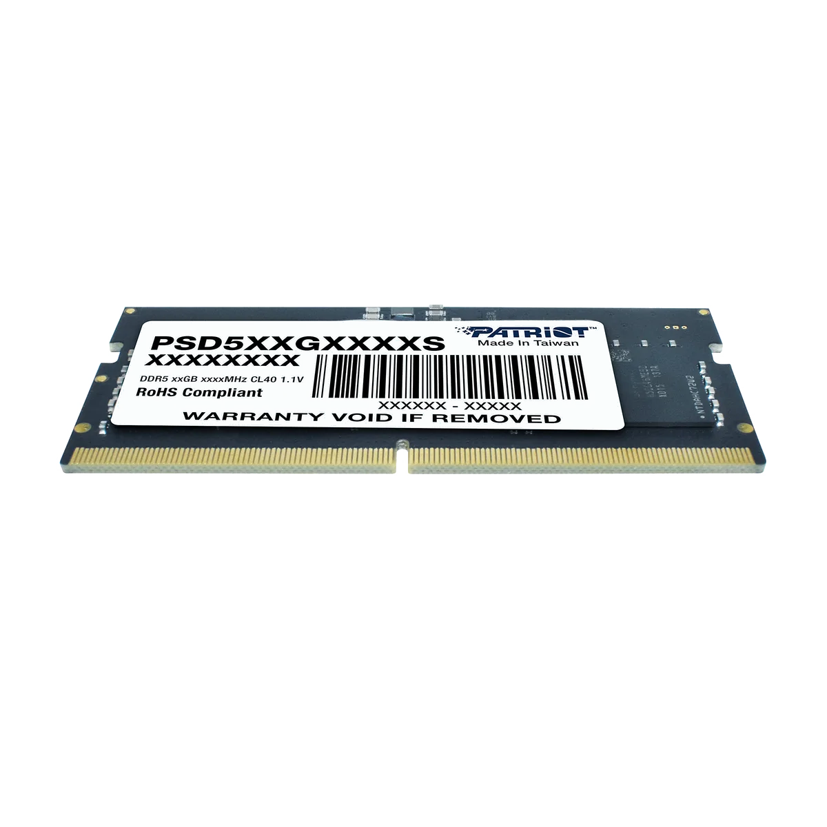 Barrette Mémoire SODIMM DDR4 8Go Patriot Signature Line 3200MHz