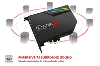 Carte Son Gaming PCI-e Creative Sound BlasterX AE-5 Plus - DAC Haute Résolution avec RGB - 3