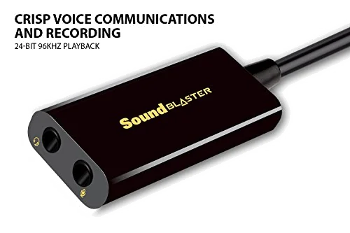 Carte Son Externe USB Creative Sound Blaster PLAY! 3 - Noir