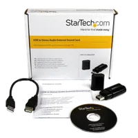 StarTech.com Adaptateur Carte Son USB vers Audio Stéréo - 5