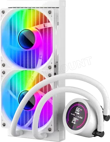 Kit Watercooling AIO 1stPlayer TS4 RGB 240mm - Blanc