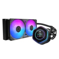 Watercooling AIO Cooler Master MasterLiquid 240 Atmos II LCD ARGB Noir - 1