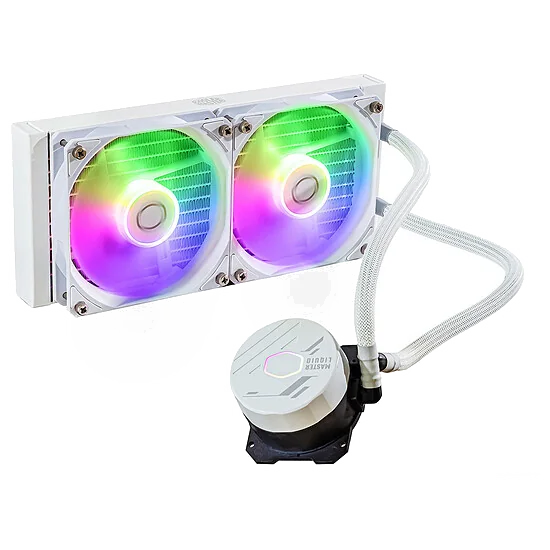 Kit Watercooling AIO Cooler Master MasterLiquid Atmos RGB - 240mm (Blanc)