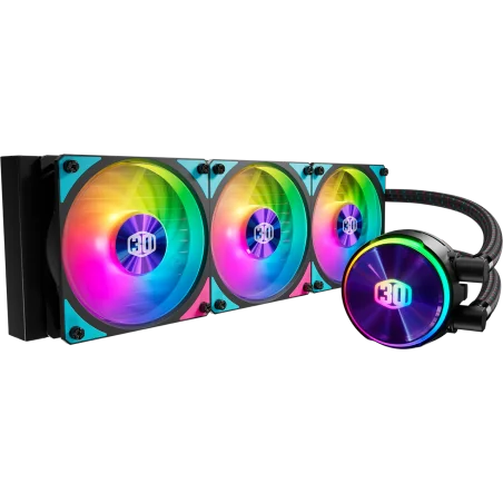 Kit Watercooling AIO Cooler Master MasterLiquid PL360 Flux 30th Anniversary RGB 360mm Noir