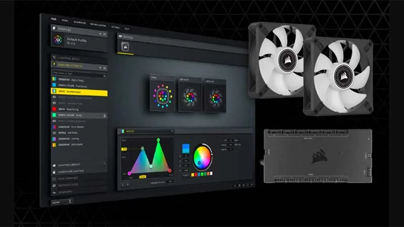 Kit Watercooling AIO Corsair iCUE H100i Elite LCD XT 240mm RGB Noir