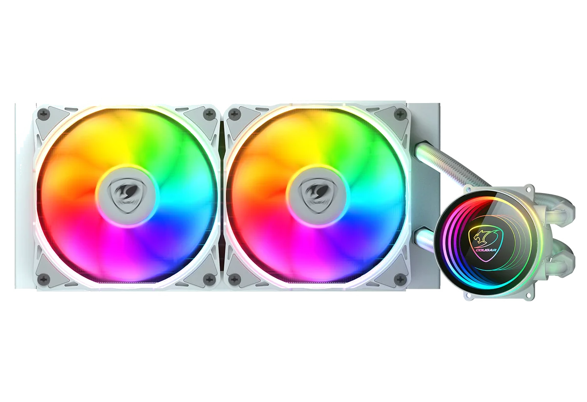 COUGAR Aqua 240 - Refroidisseur liquide AIO Blanc