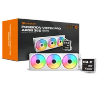 COUGAR CGR-PSDVPRGB-W-360 Processeur Refroidisseur de liquide tout-en-un 12 cm Blanc - 5