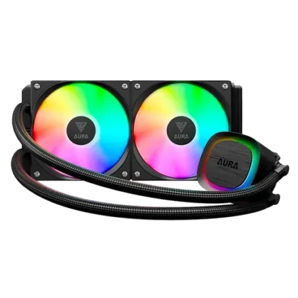 Watercooling AIO Gamdias Aura GL240 V2 RGB 240mm - Blanc