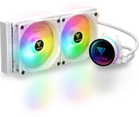 Kit Watercooling AIO Gamdias Chione E4 RGB 240mm Blanc