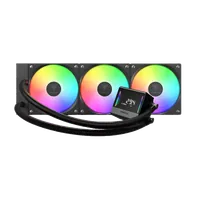 Kit Watercooling AIO Gamdias Chione E4 RGB 360mm Noir avec Écran Numérique - 2