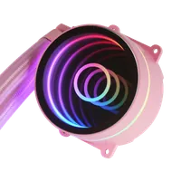 Mars Gaming MLONE120P - Refroidisseur liquide AIO 120mm Rose - 4