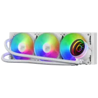 Mars Gaming MLONE360W système de refroidissement d’ordinateur Processeur Refroidisseur de liquide tout-en-un 12 cm Blanc 1 pièce(s) - 3