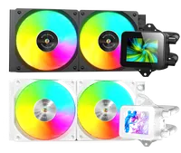 Mars Gaming MLVISION240W - Refroidisseur Liquide AIO 240mm avec Écran LCD - 3