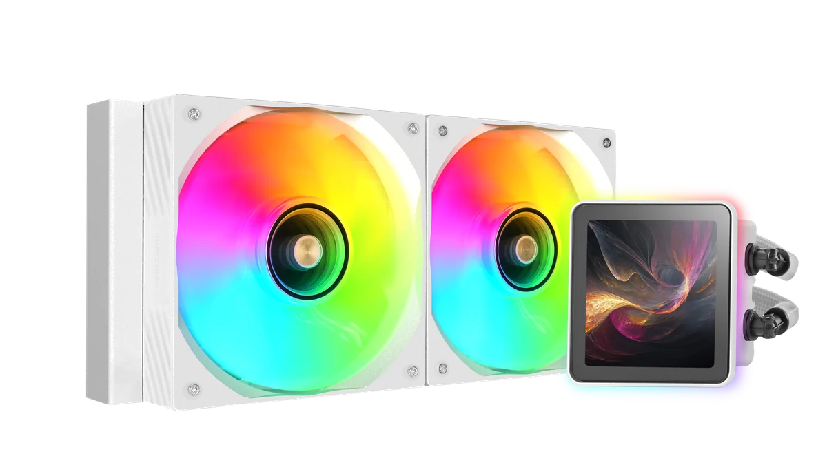 Mars Gaming ML-VISIONPRO240W Processeur Refroidisseur de liquide tout-en-un 12 cm Blanc 1 pièce(s)