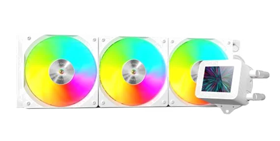 Mars Gaming ML-VISION360W Processeur Refroidisseur de liquide tout-en-un 12 cm Blanc