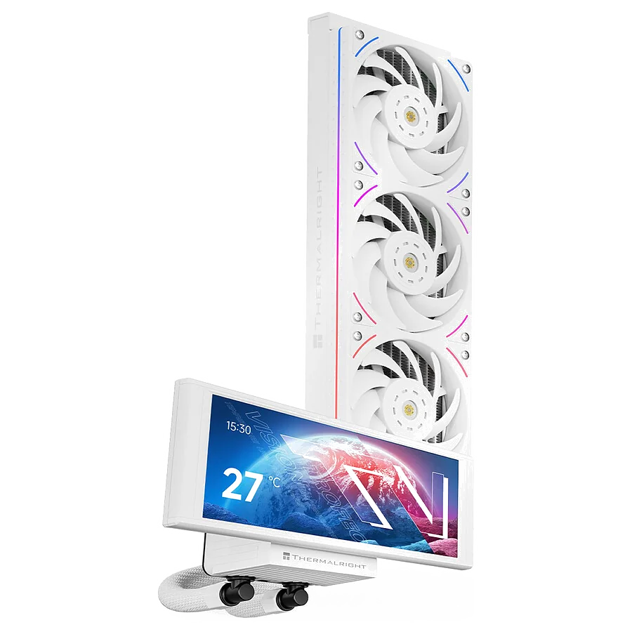 Watercooling AIO Thermalright Trofeo Vision 360 ARGB Blanc - Écran LCD 6.86"