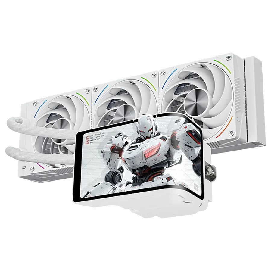 Kit Watercooling AIO Thermalright Wonder Vision 360 UB ARGB Blanc - Écran LCD 6.67"