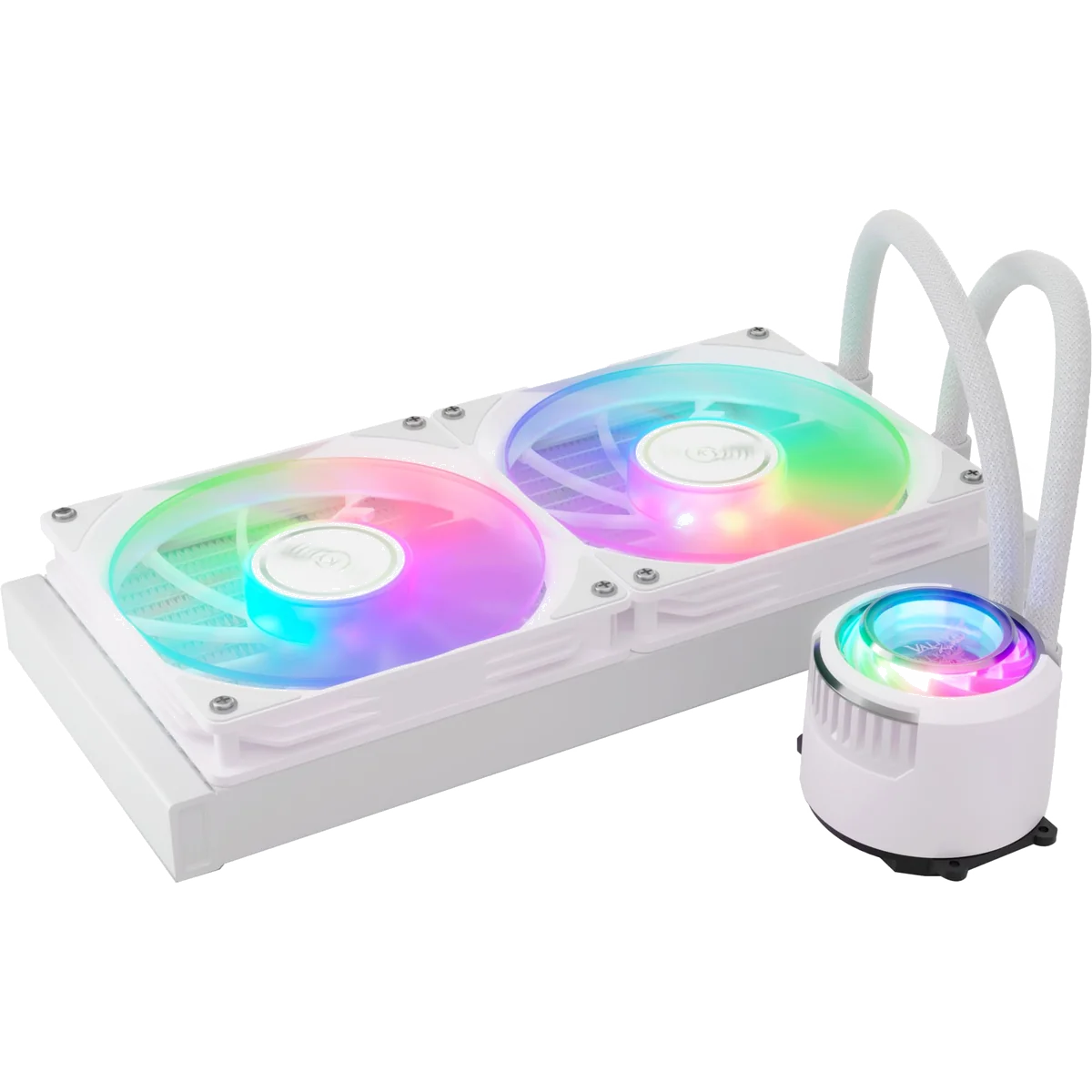 Kit Watercooling AIO Valkyrie Jarn RGB 360mm - Blanc