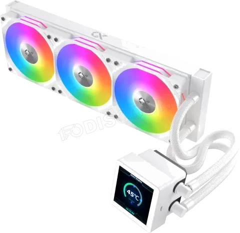 Kit Watercooling AIO Xigmatek Connect RGB 360mm Blanc