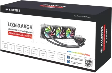 Kit Watercooling AIO Xilence LiQuRizer LQPro RGB 240mm - Noir