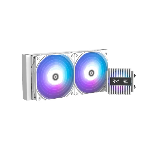 Watercooling AIO Zalman Alpha2 A24 240mm Blanc - Refroidissement Performant et RGB