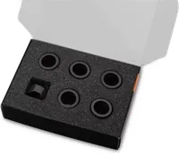 Lot de 6 Anneaux de Serrage EK-Quantum Torque Compression Ring HDC 14 Noir