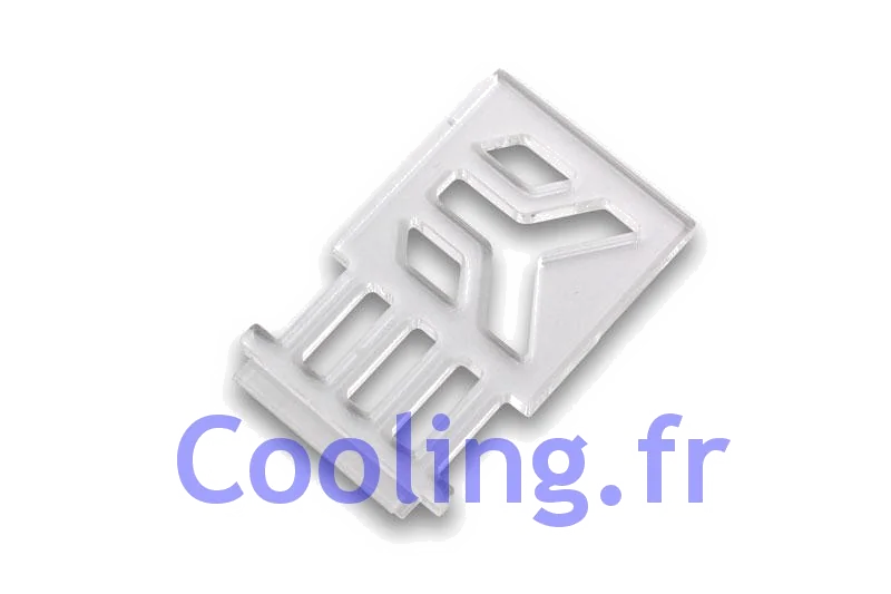 EKWB EK-RES X3 Anticyclone Long - Plaque Anti-Vortex Transparente