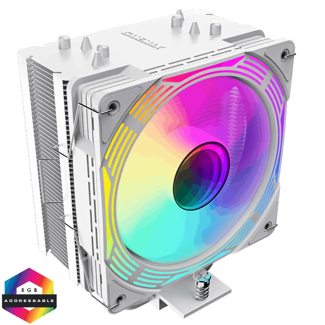 Ventilateur Processeur Gamemax Ice Force Blanc ARGB