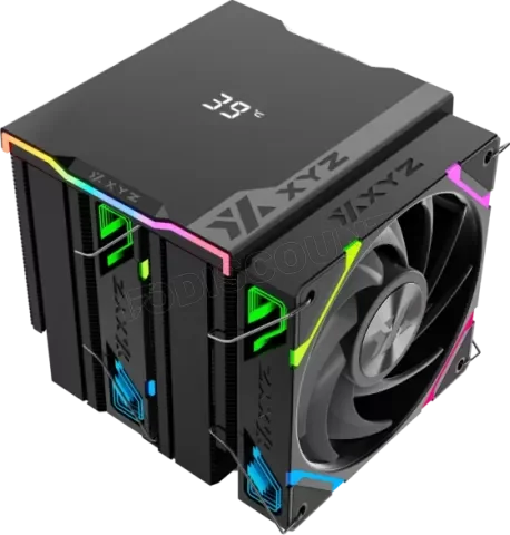 Ventilateur pour processeur XYZ THERMAX 6 PULSAR ARGB (Noir)