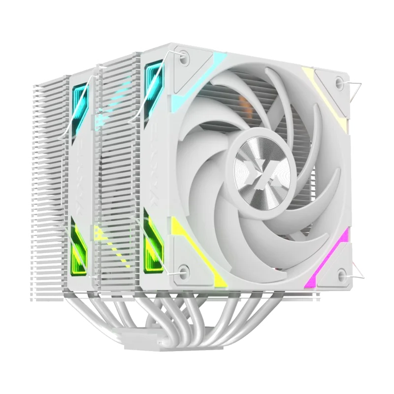 Ventirad CPU XYZ Thermax 6 DUO A-RGB - Double Tour, 120mm, Blanc