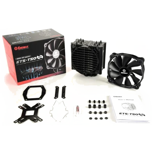 Ventirad CPU ENERMAX ETS-T50 AXE ARGB Blanc - Refroidissement Haute Performance et Éclairage RGB